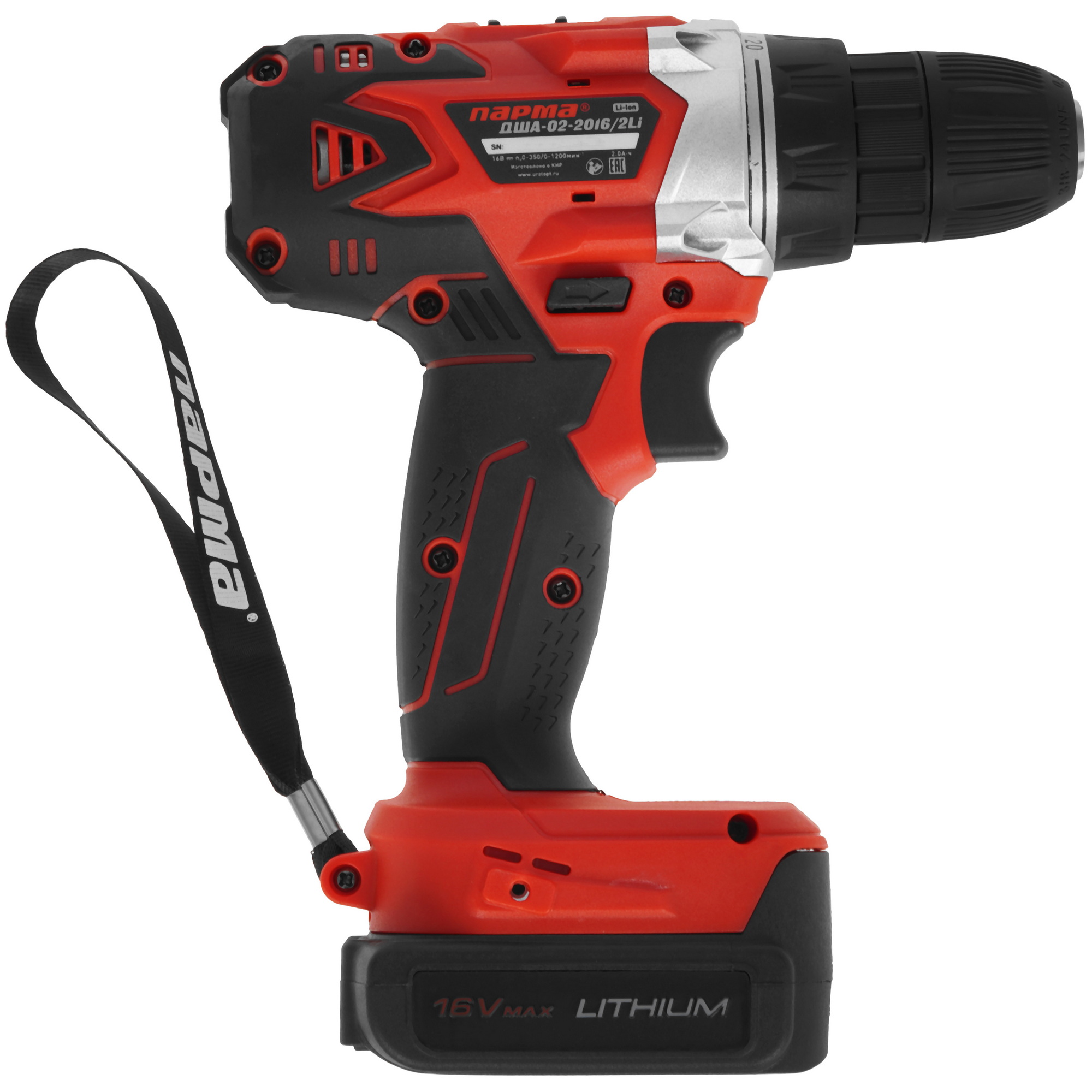 Дрель-шуруповерт Парма ДША-02-2016/2Li 9064847 STDN-0118890 - Вид №2