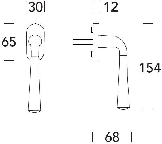 Reguitti Оконная ручка dk на розе Arja A197dk02468 - Вид №1