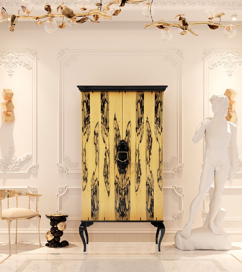 0-208 Королевский кабинет Гуггенхайма из черного дерева Boca Do Lobo  - Вид №20