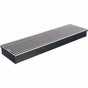 Конвектор внутрипольный STOUT SCQ 110.240.1000 (Решётка роликовая, анодированный алюминий)