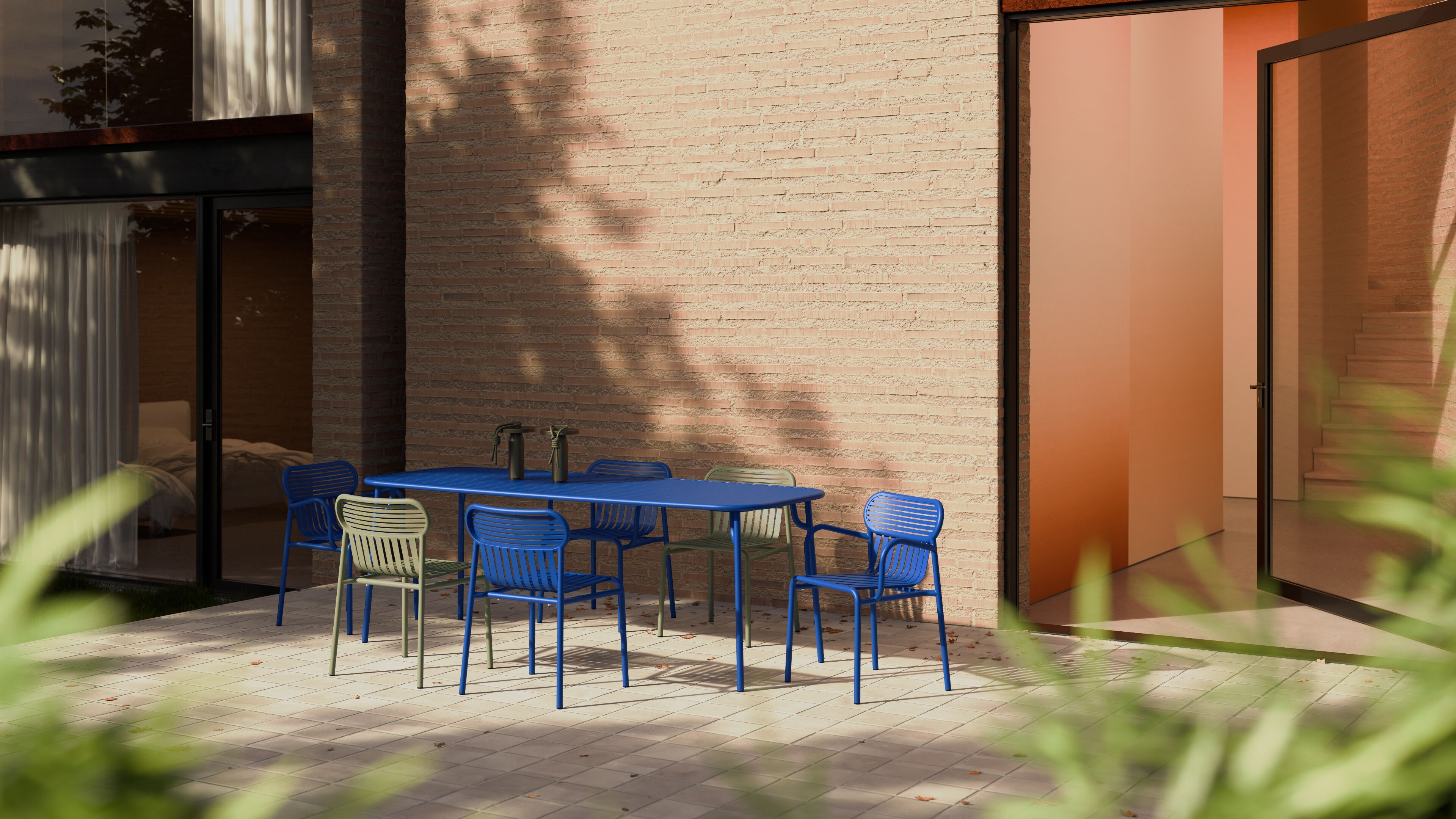 Алюминиевый прямоугольный садовый стол с порошковым покрытием Petite Friture выходные ARCH-00046111 - Вид №55