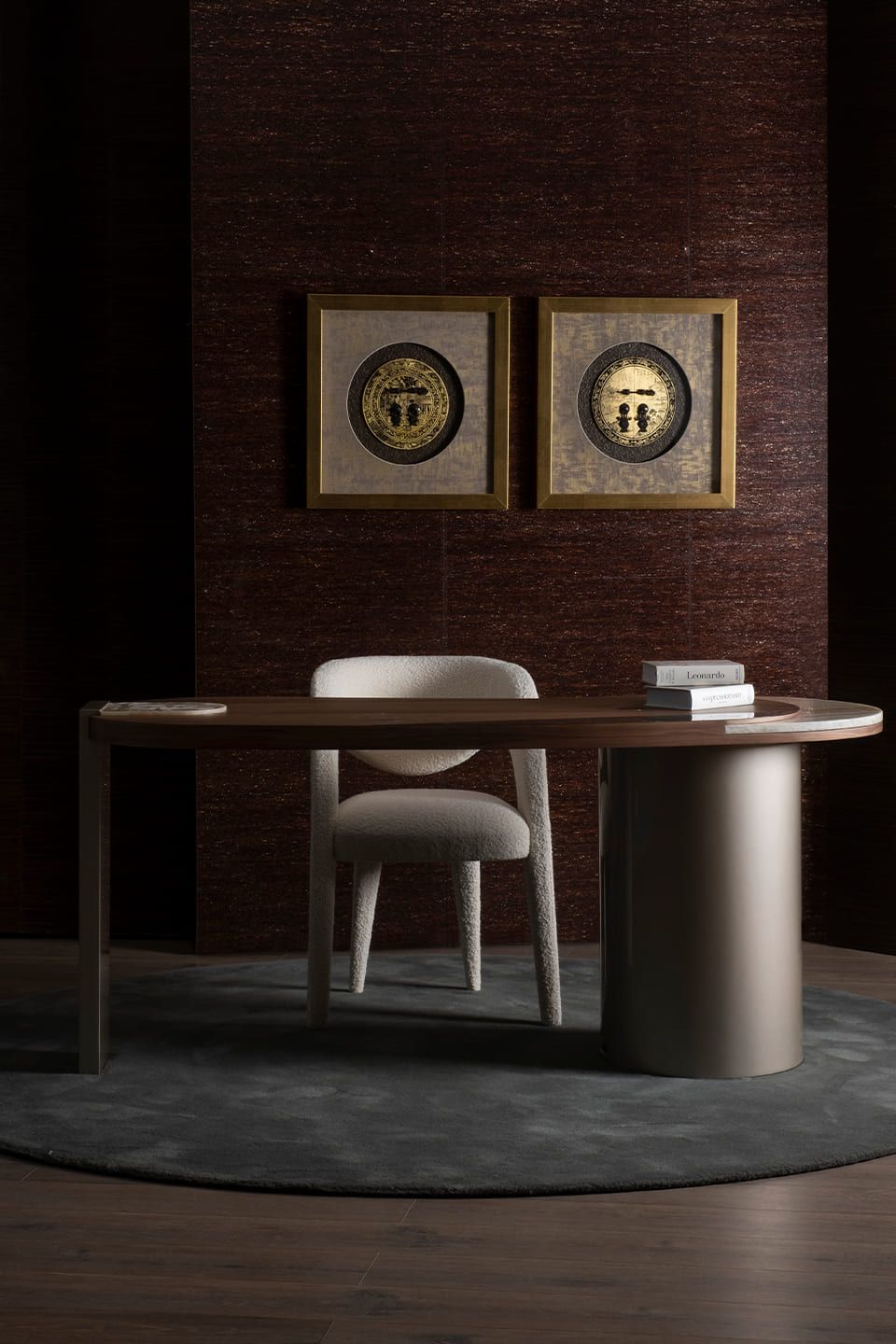 Стол из орехового дерева с ящиками Greenapple Armona ARCH-00116158 - Вид №4