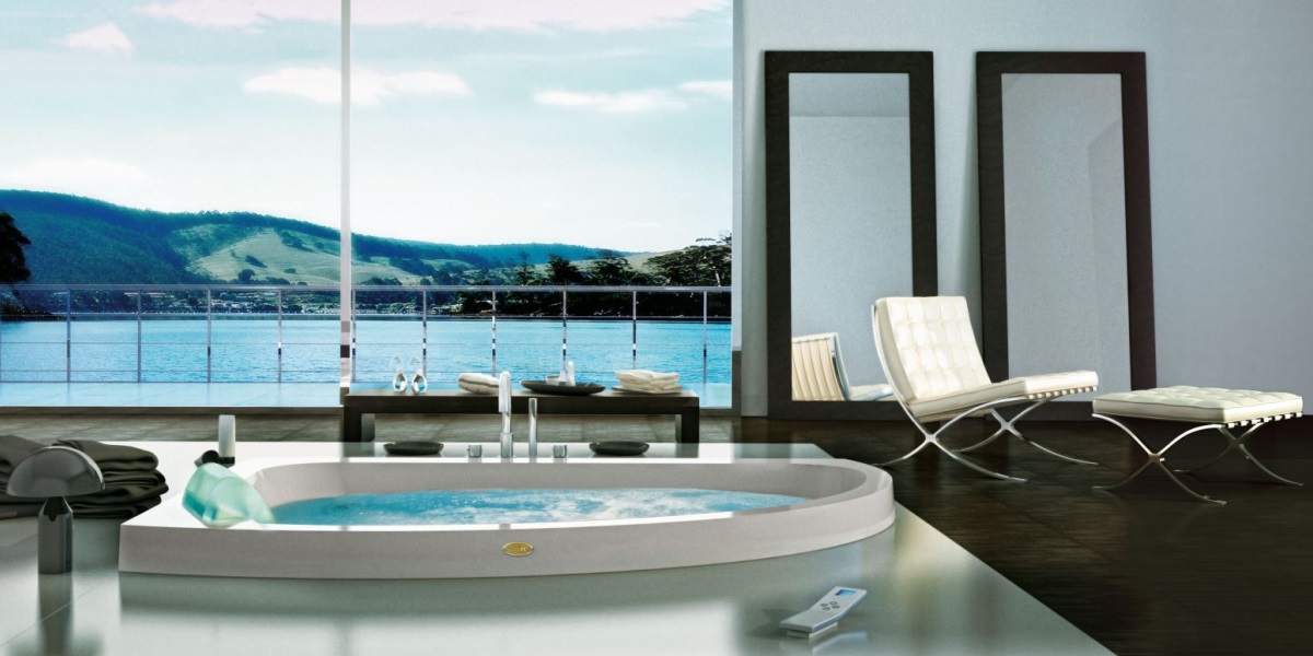 Ванна с гидромассажем "HYDRO BASE" Aquasoul Offset встроенная 9443-479 Sx Jacuzzi 9443479SX - Вид №2