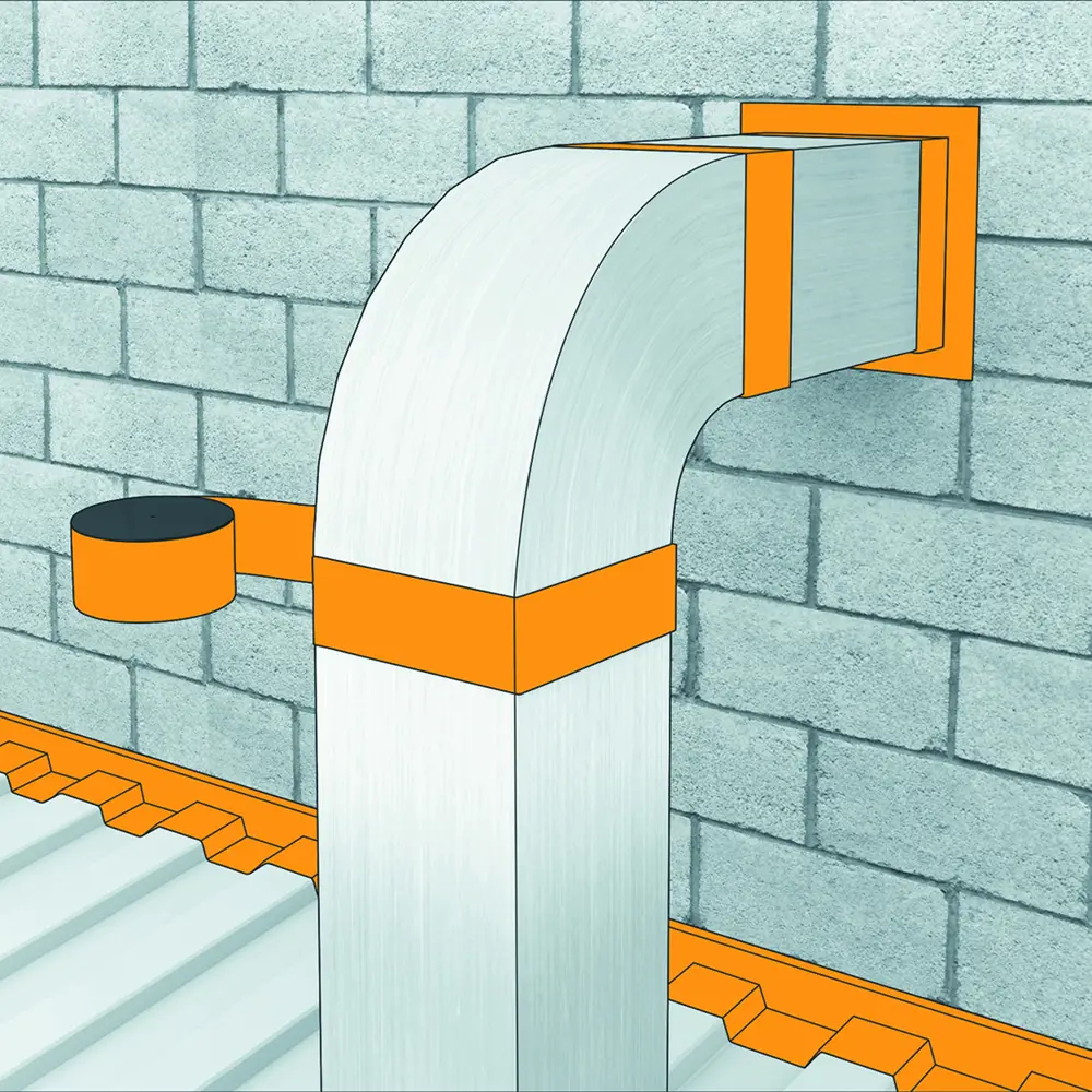 Лента герметизирующая Sika Multiseal, 10 м x 10 см, цвет серебро 10517863 STLM-2072068  - Вид №1