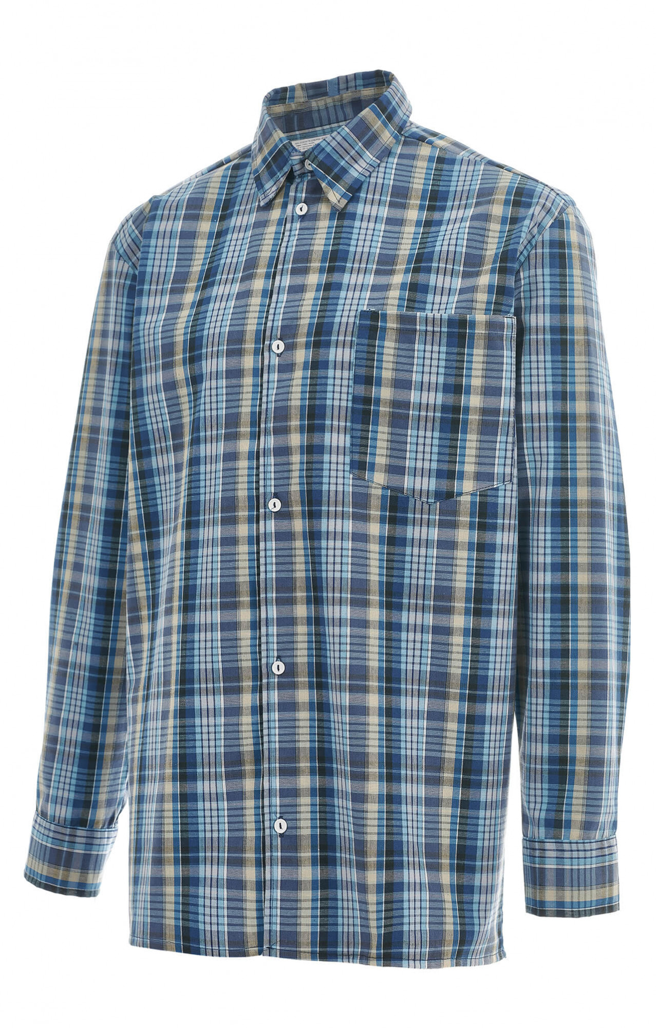 69155 Сорочка рабочая синяя  Толстовки, рубашки, футболки, тенниски размер 48-50 Спецодежда 