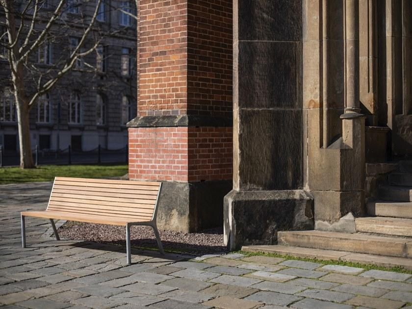 mmcité1 Скамья из стали и дерева со спинкой sun-id-1452163 - Вид №2