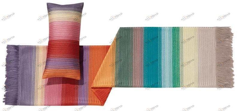 MissoniHome Вышитая разноцветная полосатая клетка Daydream sun-id-1478590