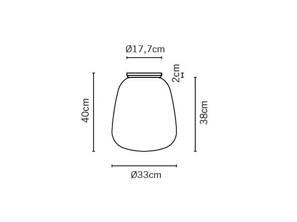 Стеклянный настенный светильник Fabbian Lumi Baka ARCH-00020594 - Вид №2