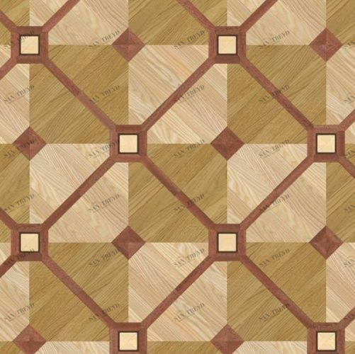 Художественный паркет Da Vinci Щитовой 26-372 Дуб (Гладкая) 500х500 мм 26010372