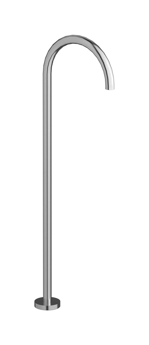 Напольный излив для ванны WE ARE IB rx399ss Brushed Nickel Reflex