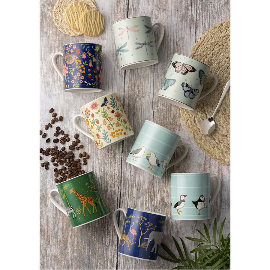 P_0059.293BL Кружка safari 380 мл синяя Price&Kensington  - Вид №1