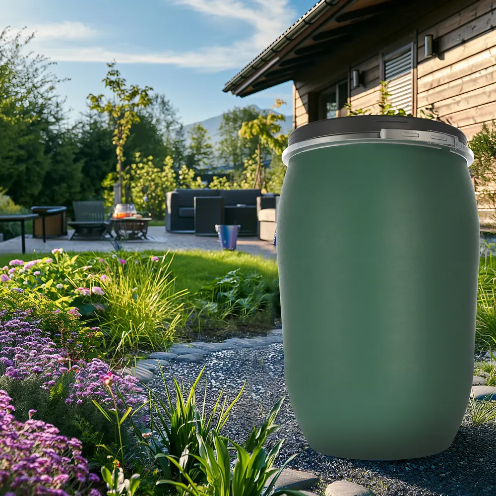 Бочка Geolia 227 литров, с крышкой STLM-2079009 - Вид №4