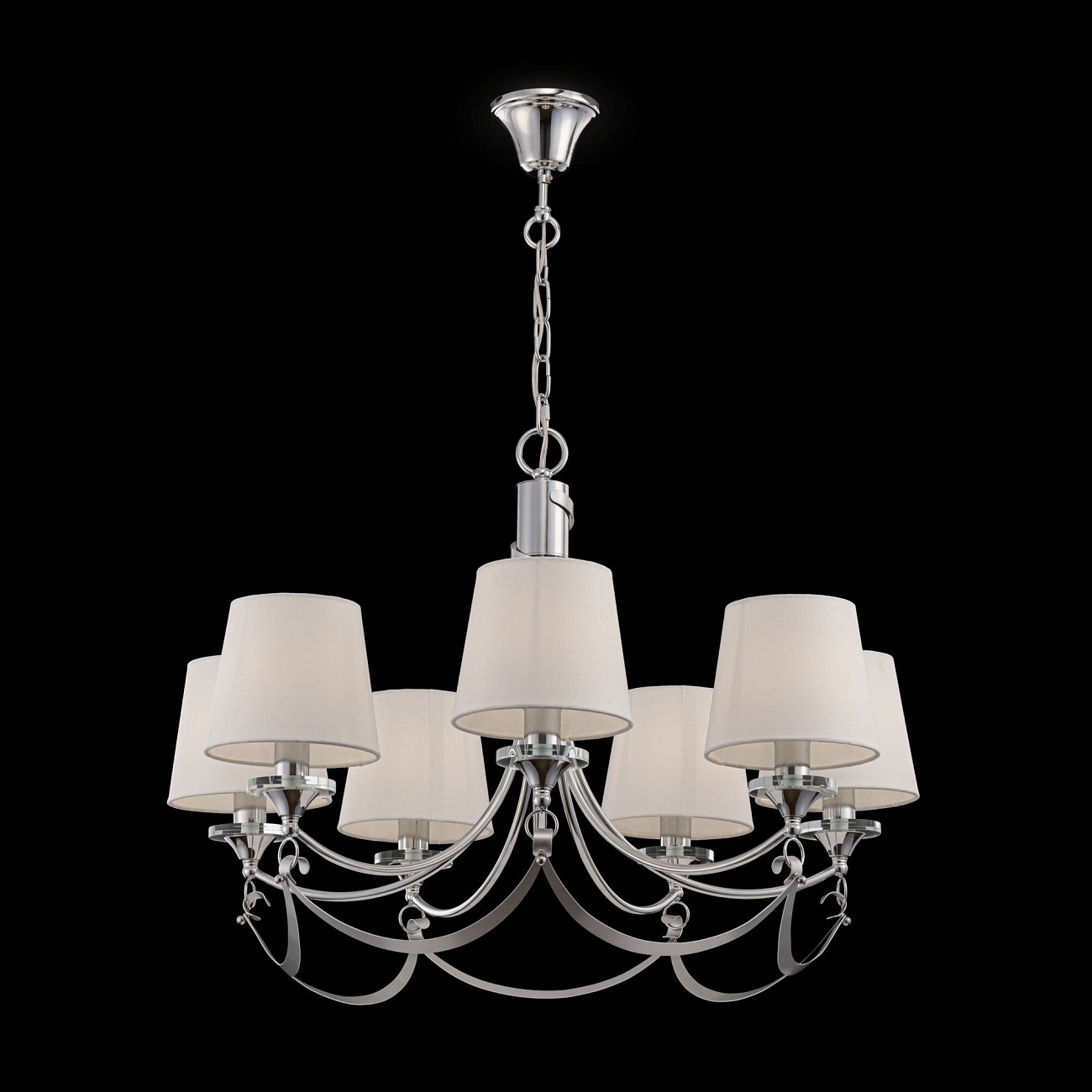 Люстра подвесная белая Ariana 07CH FREYA ДИЗАЙНЕРСКИЕ, MODERN 00-3956365 Белый  - Вид №4