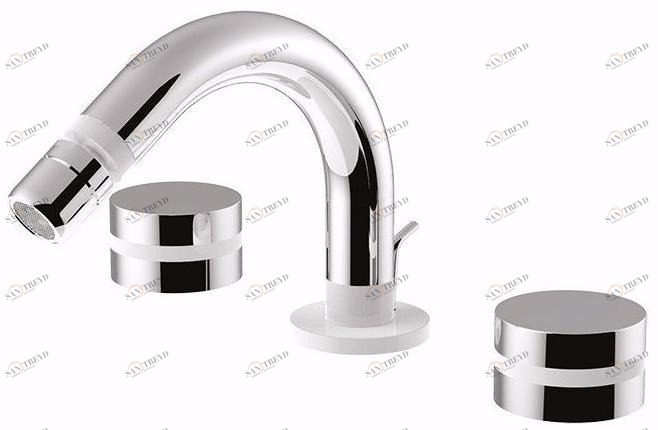 Rubinetteria Giulini Смеситель для биде на 3 отверстия с регулируемым изливом Myring Mr0145a