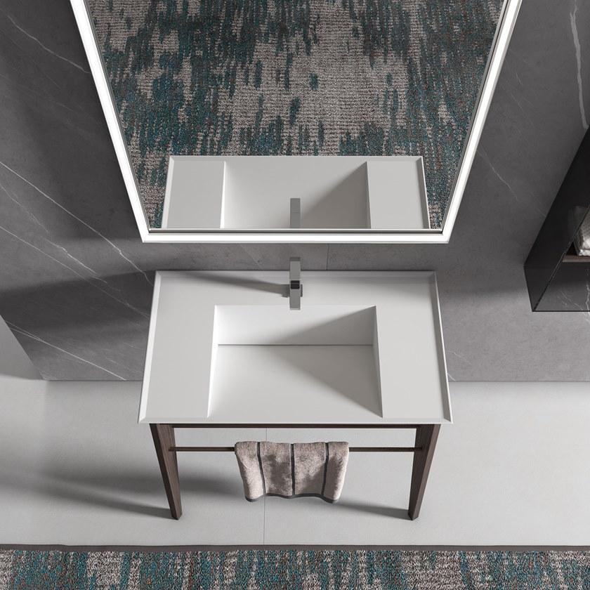 BMT Тумба под умывальник с вешалкой для полотенец Ikon Ik-09 - Вид №1