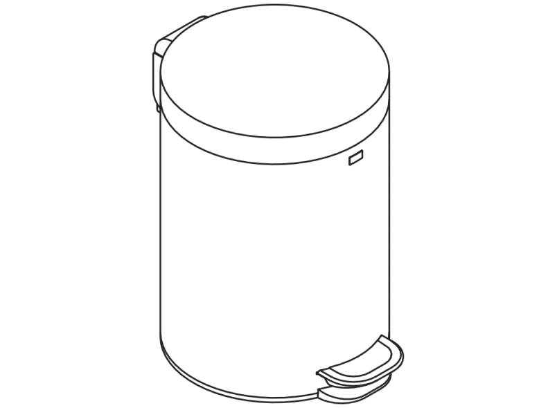 950.05.31540 мусорное ведро HEWI Universalprodukte  - Вид №3