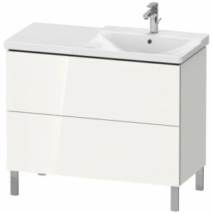 LC660208585 L-Cube Тумбочка напольная Белый глянцевый лак