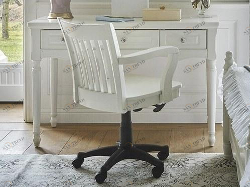 Arrediorg.it® Регулируемый по высоте деревянный стул на колесиках Princess 818 chair