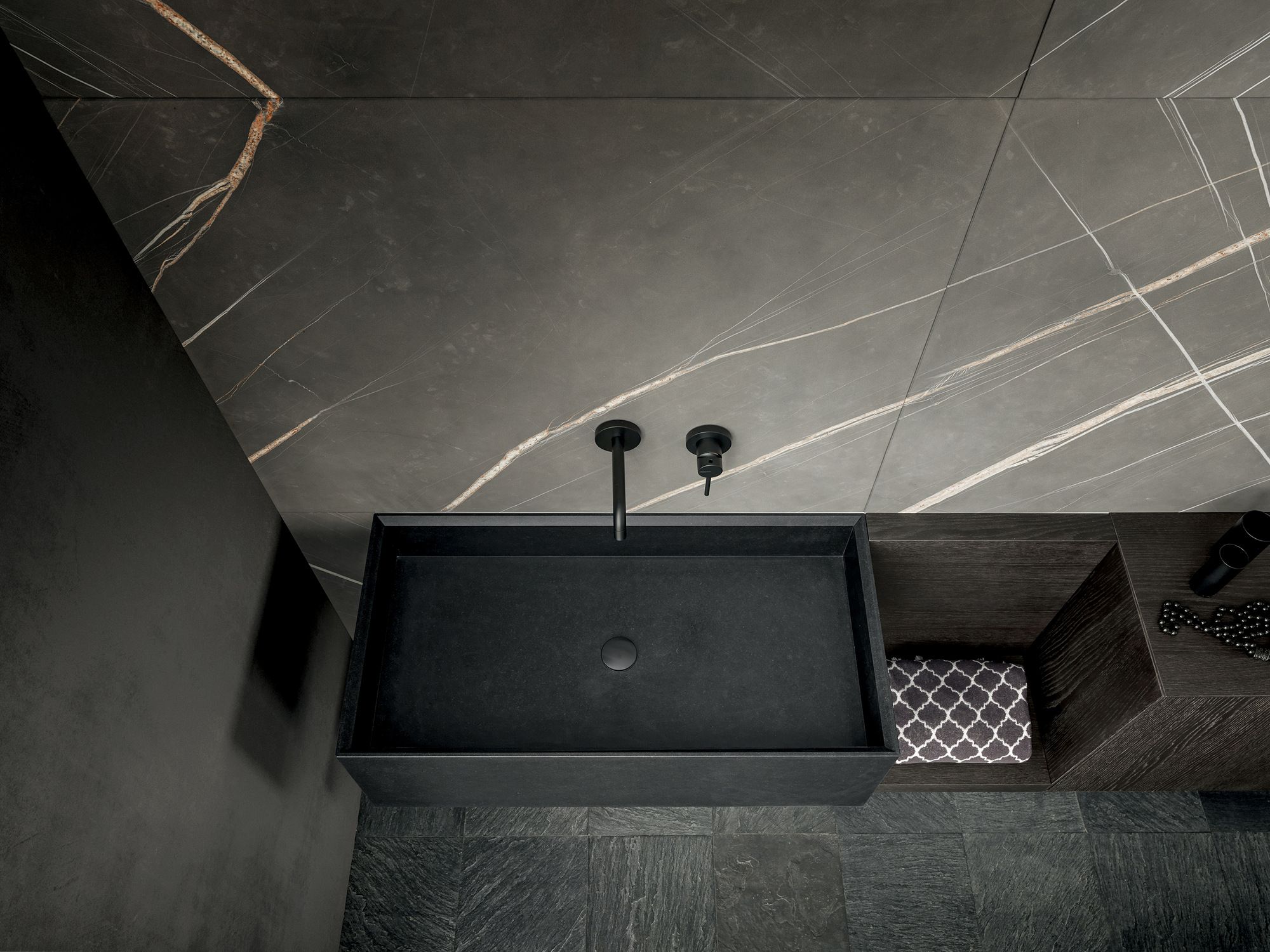 Подвесной шкаф для раковины из дуба со встроенной раковиной MODULNOVA MH6 ARCH-00095954 - Вид №3