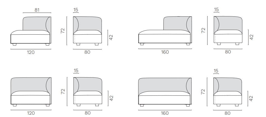 Ткань Dormeuse FREZZA Alplus Lounge ARCH-00031601 - Вид №5