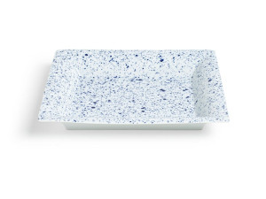 Прямоугольный фарфоровый поднос