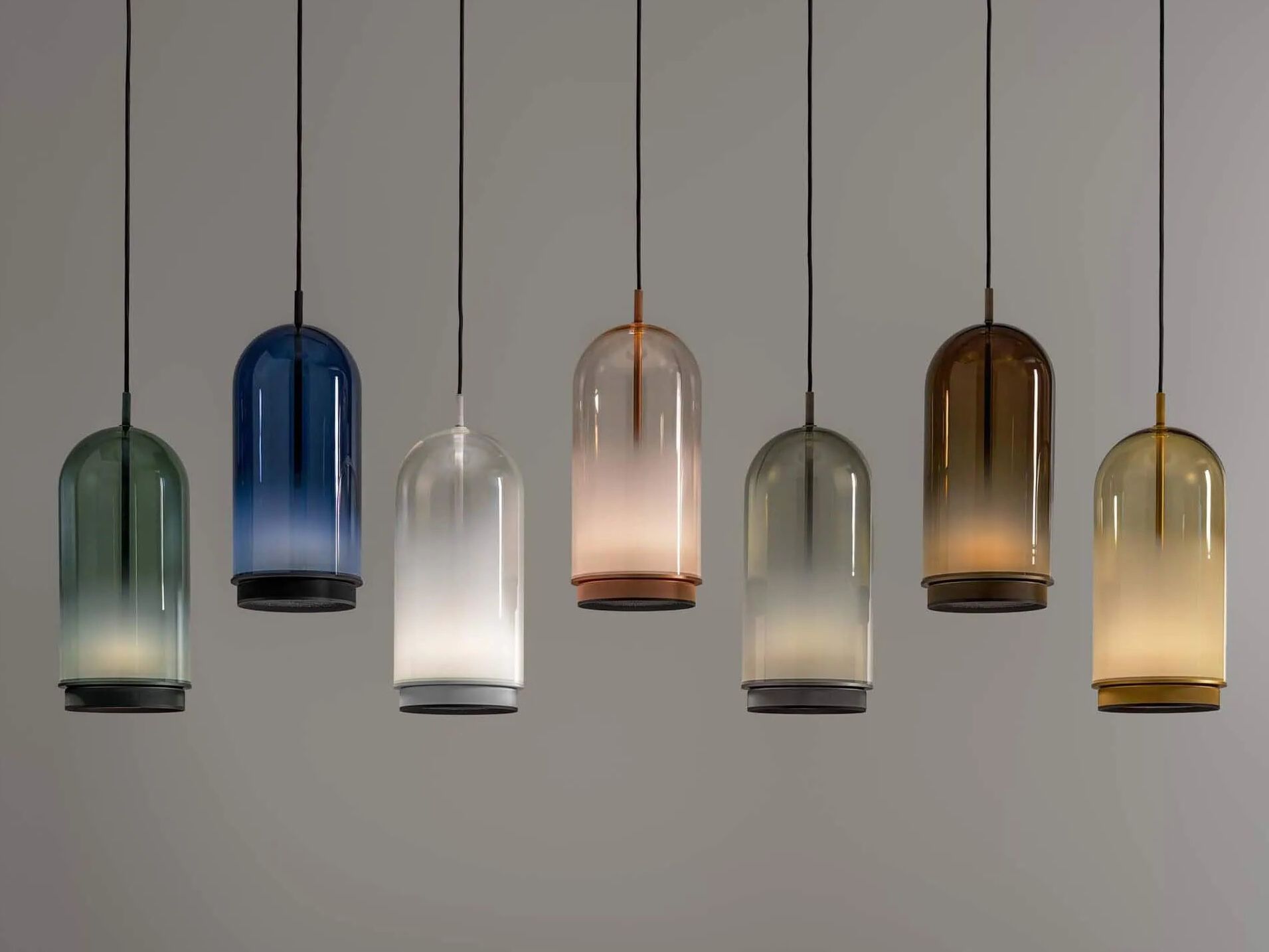 Подвесной светильник ручной работы из дутого стекла Olev Curuba ARCH-00060658 - Вид №3