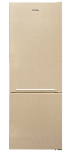 5343185 Холодильник с морозильником   Korting KNFC 71863 B бежевый