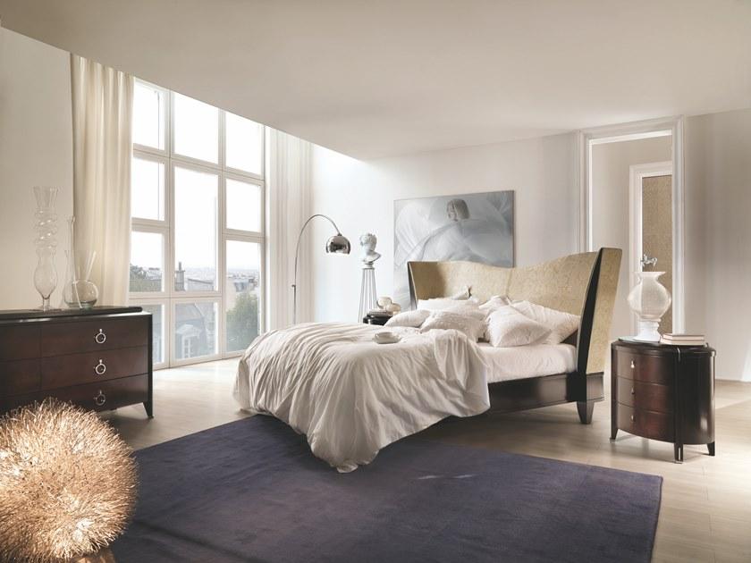 SELVA Кровать Queen size из шпона дерева с мягким изголовьем Vendôme 2057 Vendome - Вид №1