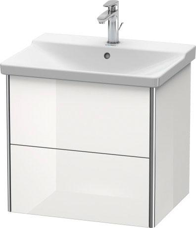 XS418001818 Тумбочка подвесная XSquare #XS4180 610 x 473 мм Белый матовый, декор Duravit - Вид №2
