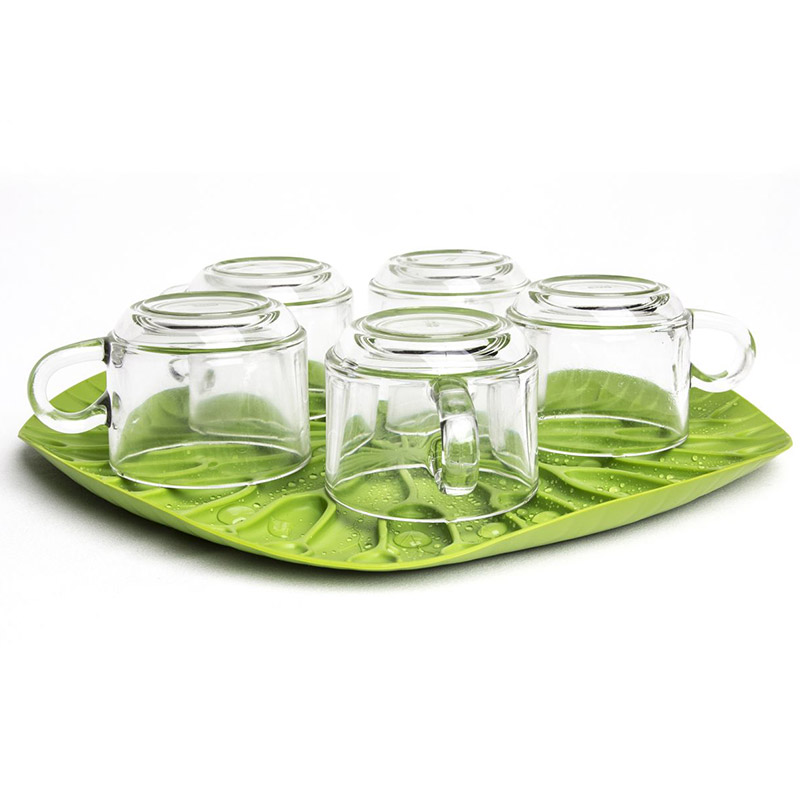 QL10166-WH Сушилка-поднос lotus белая Qualy  - Вид №2