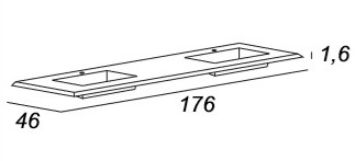 Мебель для ванной CEZARES BELLAGIO 175 Green Stone - Вид №8