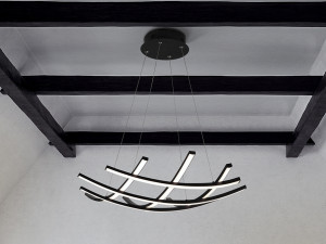 108975 Подвесной светильник 60Ø черный Schuller Trama II