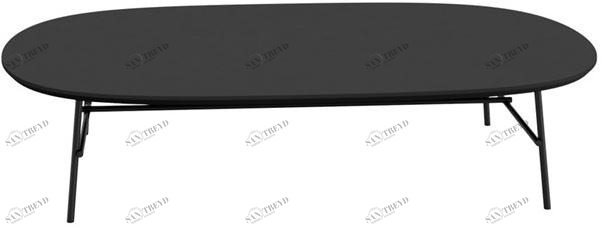 Tacchini Овальный лакированный журнальный столик Kelly sun-id-1481807