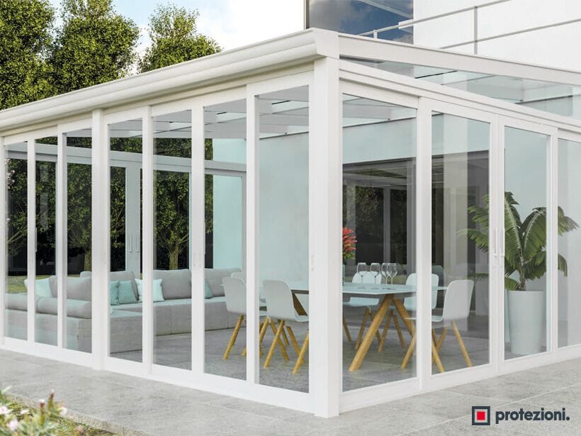 Навесная кровля с фиксированной крышей с термическим сдвигом Protezioni ARCH-00146920