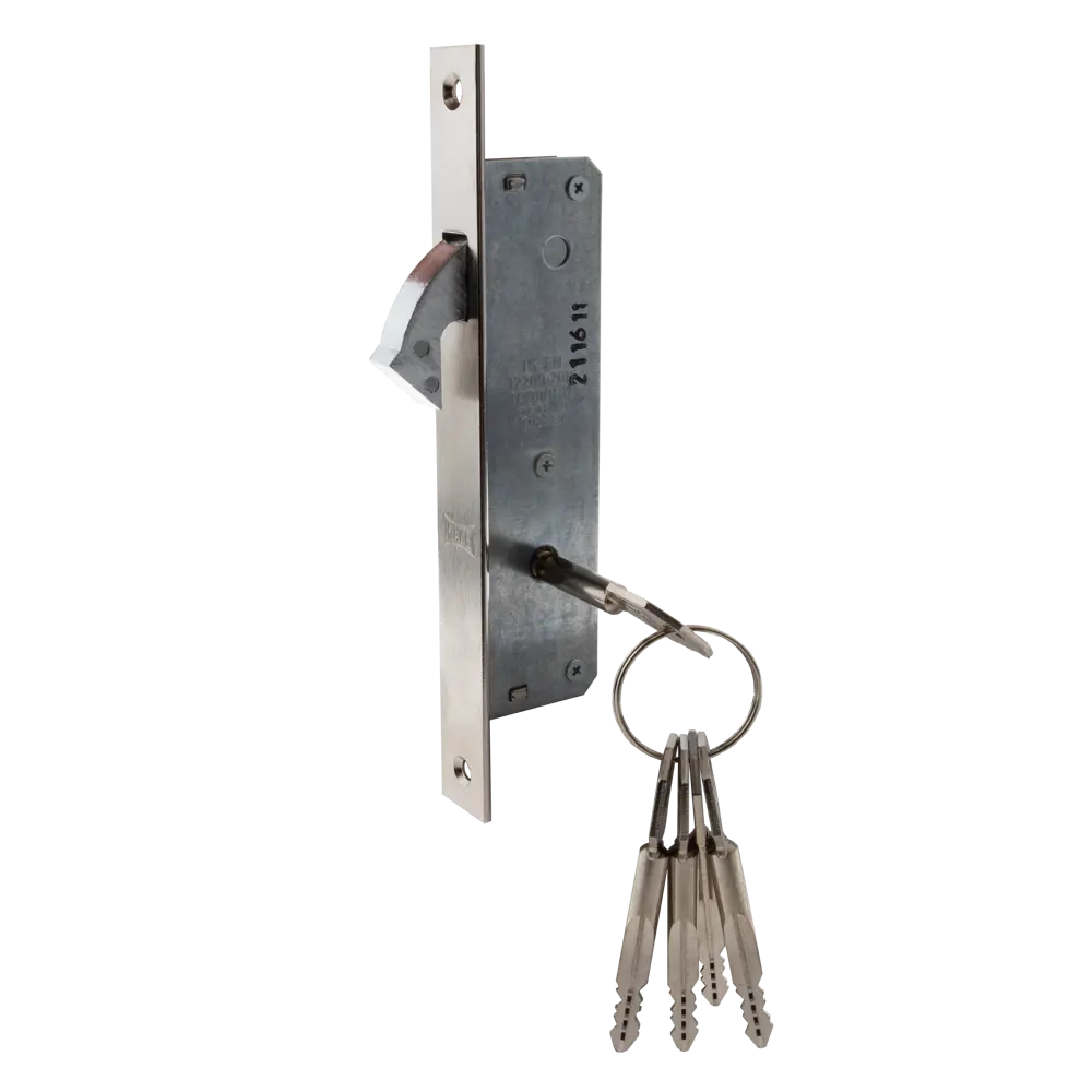 Замок врезной Kale 201F-BS20-NI-5KEY-STB хром 84229532 STLM-2006807 