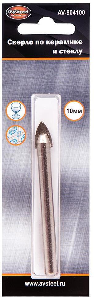 90464461 Сверло по керамике AV-804100, 10х80 мм STLM-0237535 AV STEEL