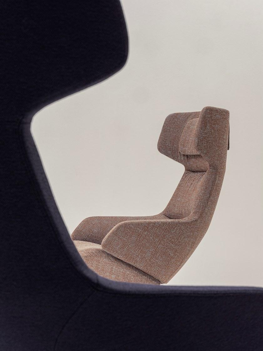 arper Стул Wing из ткани с 4-мя спицами и подлокотниками Aston club sun-id-1458915 - Вид №2