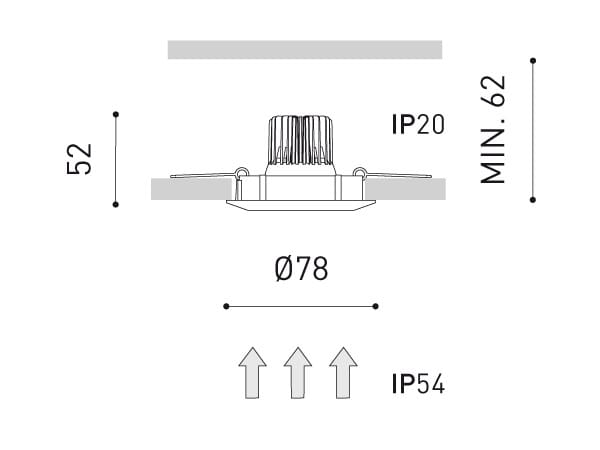 Алюминиевый светодиодный светильник Arkoslight Essentials ARCH-00052391 - Вид №4