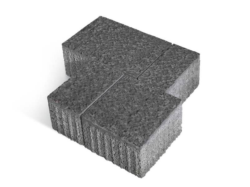 Твердый самоблокирующийся бетон Tegolaia BASALTINA PARK 10 BURATTATO ARCH-00064765