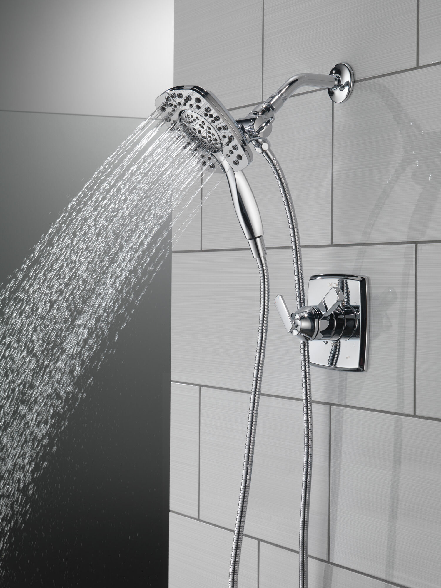 T17264-I Облицовка для душа Monitor® серии 17 с In2ition® Delta Faucet Ashlyn Хром  - Вид №13
