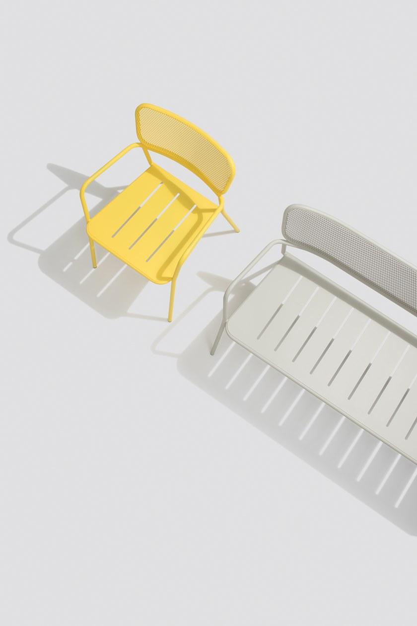 Garda Furniture Садовая скамейка из металла со спинкой Totem Gt02be - Вид №5