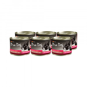 ПР0029840*6 Корм для собак дичь, клюква конс. 200г (упаковка - 6 шт) PRO DOG