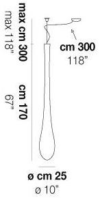 Vetreria Vistosi Подвесной светильник из стекла sun-id-1358723 - Вид №3