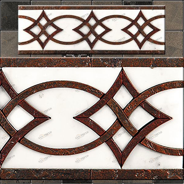 БОРДЮР ИЗ МРАМОРА VN-4 SKALINI CLASSIC VN4