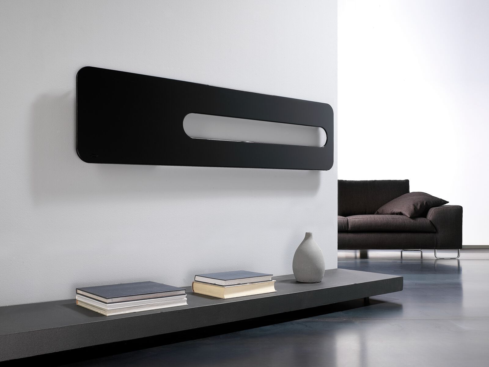 Настенный полотенцесушитель из углеродистой стали Cordivari Design Экстраслим ARCH-00034562 - Вид №1