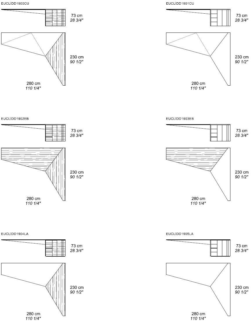 i 4 Mariani Письменный стол со встроенной полкой sun-id-1433240 - Вид №5