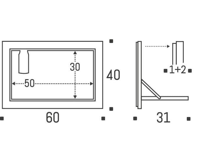 Откидная полка из фанеры AMBIVALENZ Fläpps Guitarhäng 60x40-1 ARCH-00093965 - Вид №5