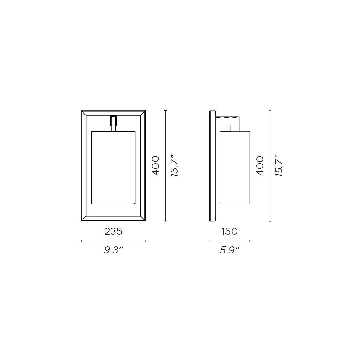 Ткань светодиодный настенный светильник Contardi ARCH-00023820 - Вид №2