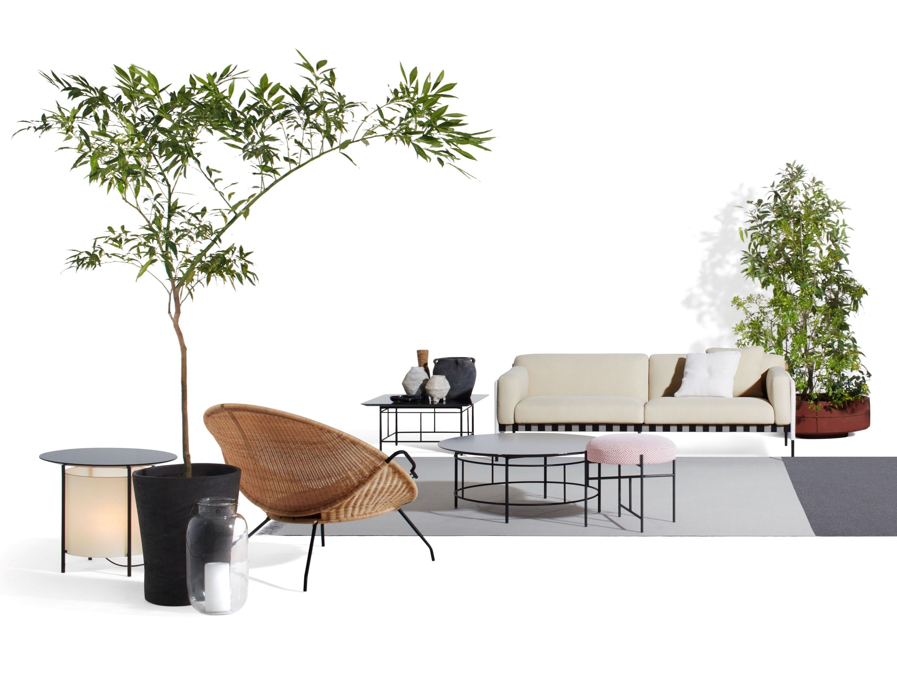 Круглый журнальный столик из натурального камня DE PADOVA Andon ARCH-00112500 - Вид №4