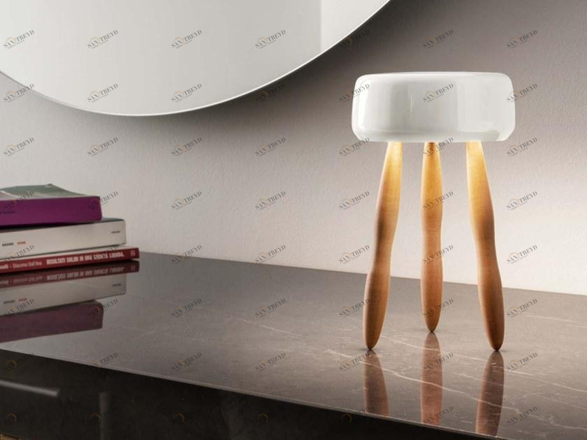 Olev Настольная беспроводная светодиодная лампа с диммером  7711 